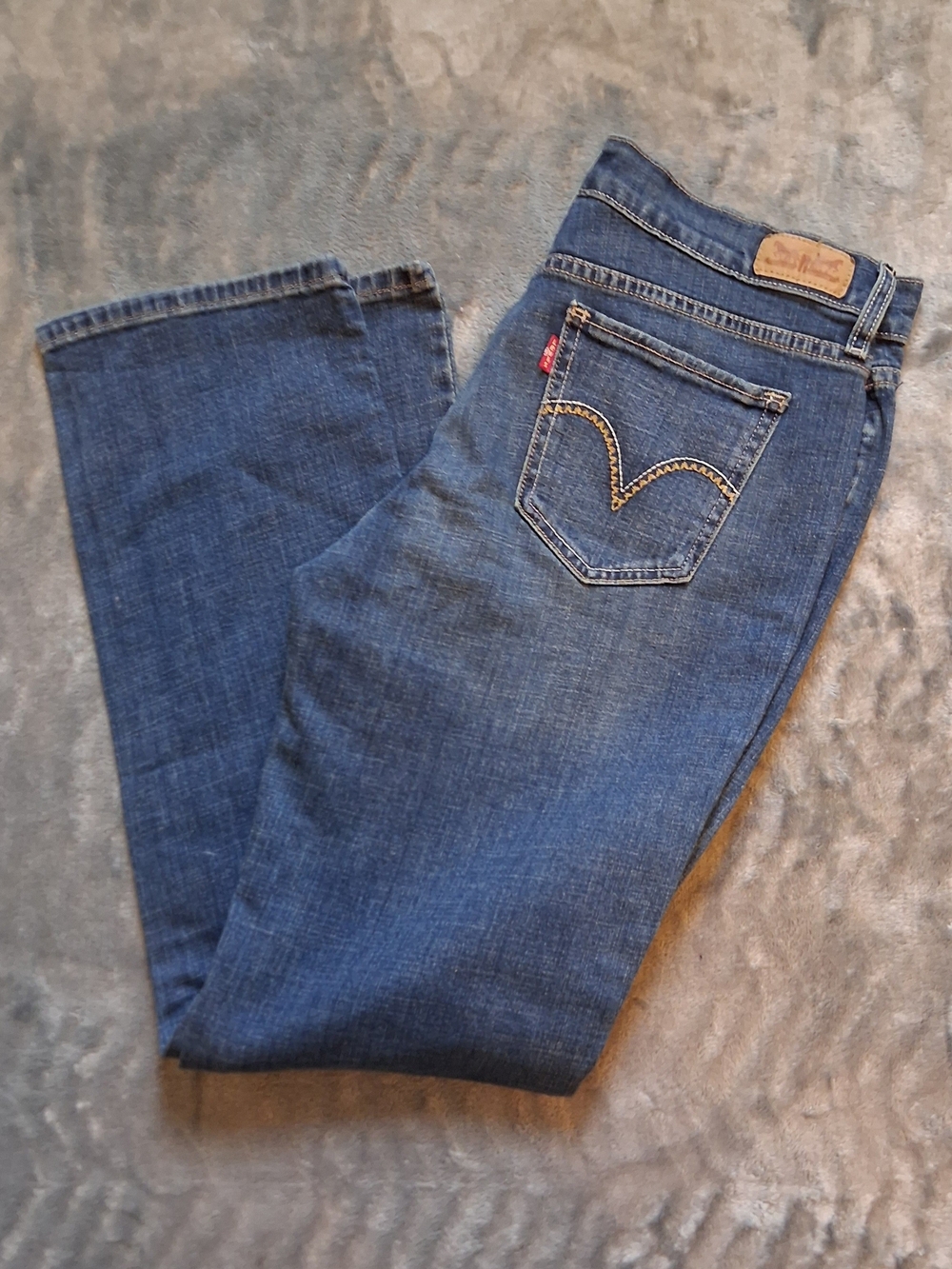 Levi's 505 8m 29/32 Straight Leg Women's Dark Blue Jeans